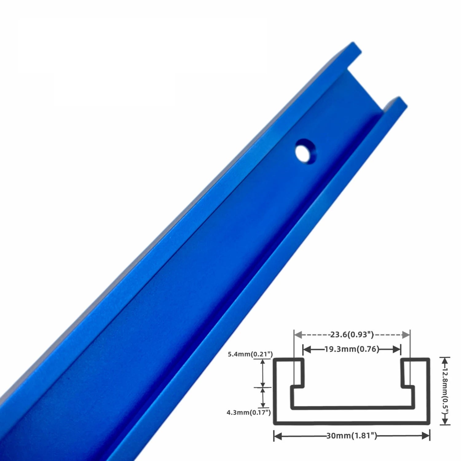 30 Type T Track 80/100cm Aluminum Allay Miter Track Woodworking Chute Guide Rail for Table Saw Workbench Router Table DIY Tools - Image 7