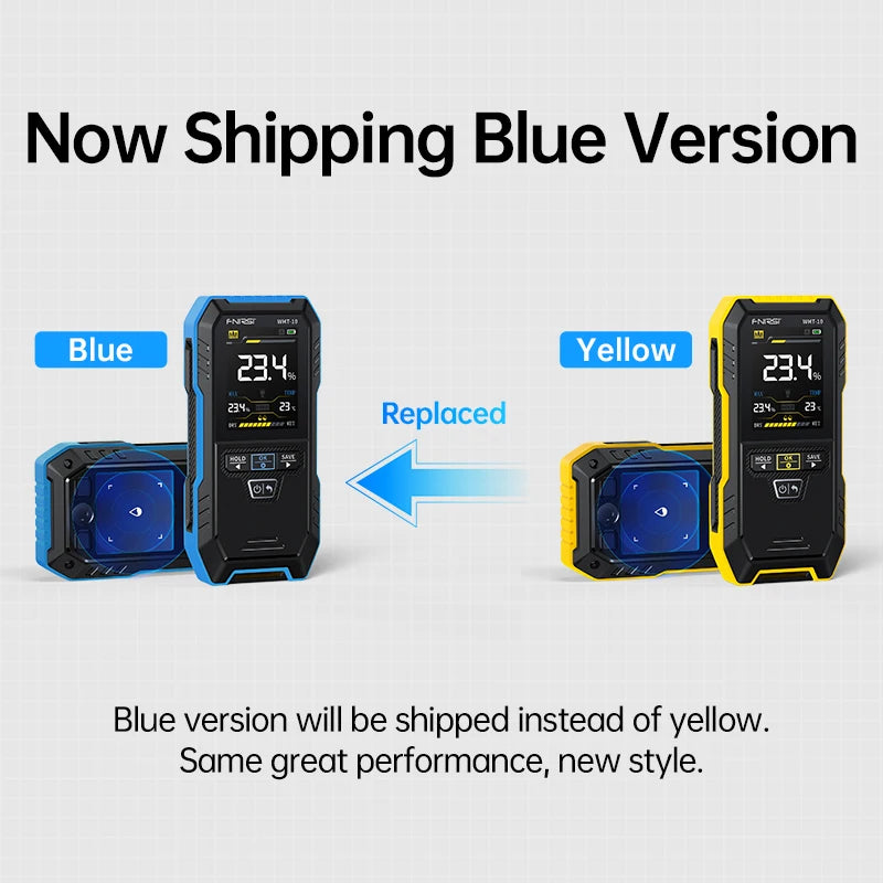 FNIRSI WMT-10 Inductive Wood Moisture Meter Hygrometer Non-contact Timber Damp Wall Detector Non-destructive Humidity Tester - Image 2