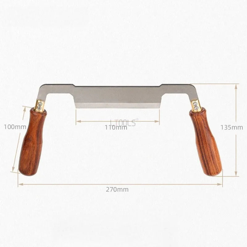 Tree Peeling Knife Carpenter Edge Trimming HSS Straight Draw Knife Woodworking Handmade Bark Scraper Making Blank Shovel Planer - Image 6