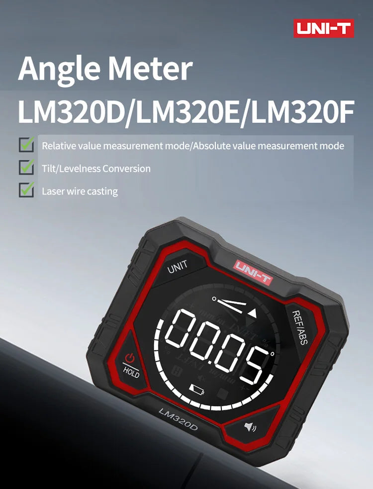 UNI-T Digital Angle Meter LM320A LM320B Protractor Magnetic Inclinometer Goniometer Electronic Angle Finder Measuring Tools - Image 11