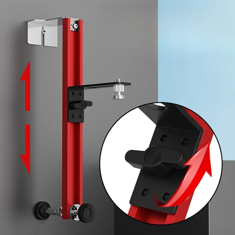 Aluminium Alloy Adjustable Laser Levels Support Wall-mounted Portable Professional Laser Levels Support Construction Site Tools - Image 3