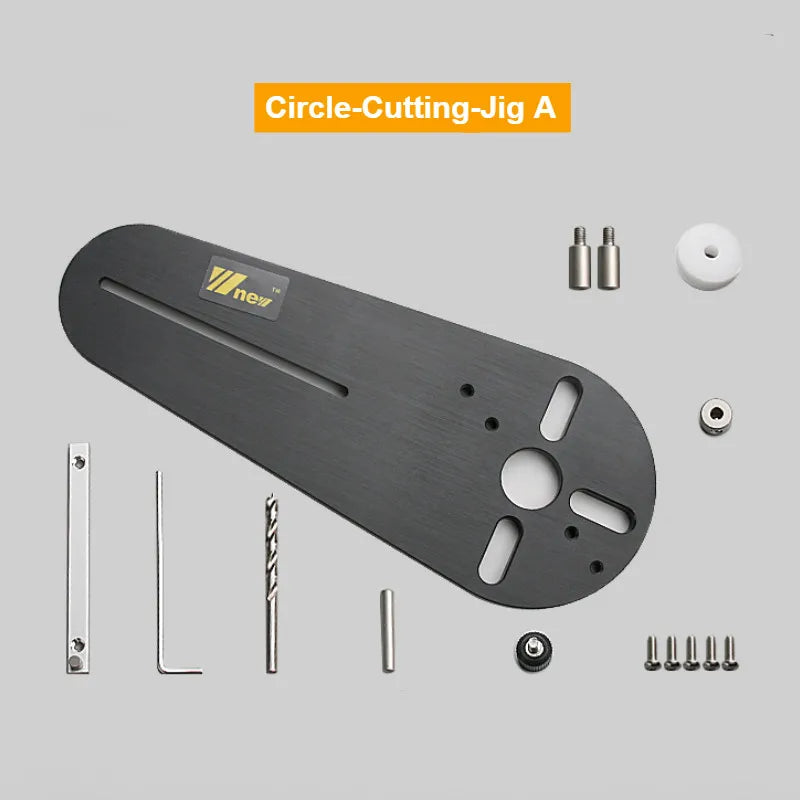 Circle Cutting Jig for Bosch Makita Electric Hand Trimmer Wood Router Circle Milling Groove DIY Tools Woodworking Milling - Image 7