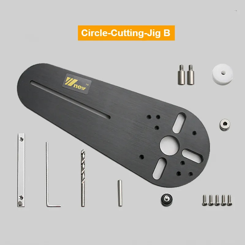 Circle Cutting Jig for Bosch Makita Electric Hand Trimmer Wood Router Circle Milling Groove DIY Tools Woodworking Milling - Image 8
