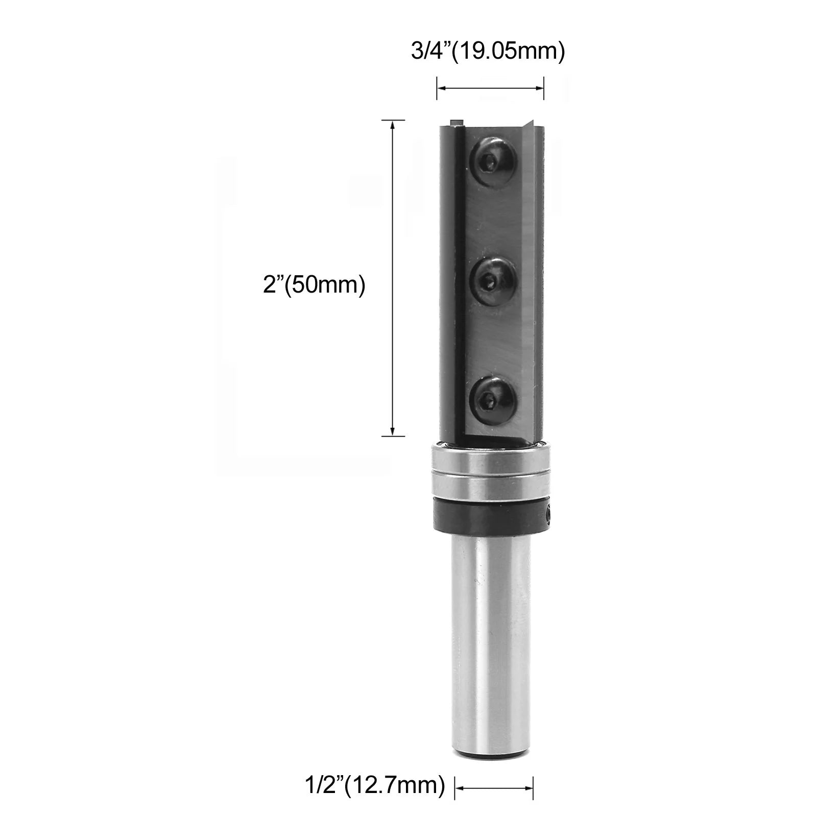 1PCS Milling Cutter 8/12/12.7mm Shank Wood Planer Bit Trimming Router Bit Insert for Woodworking Trimming Slotting Tools - Image 9